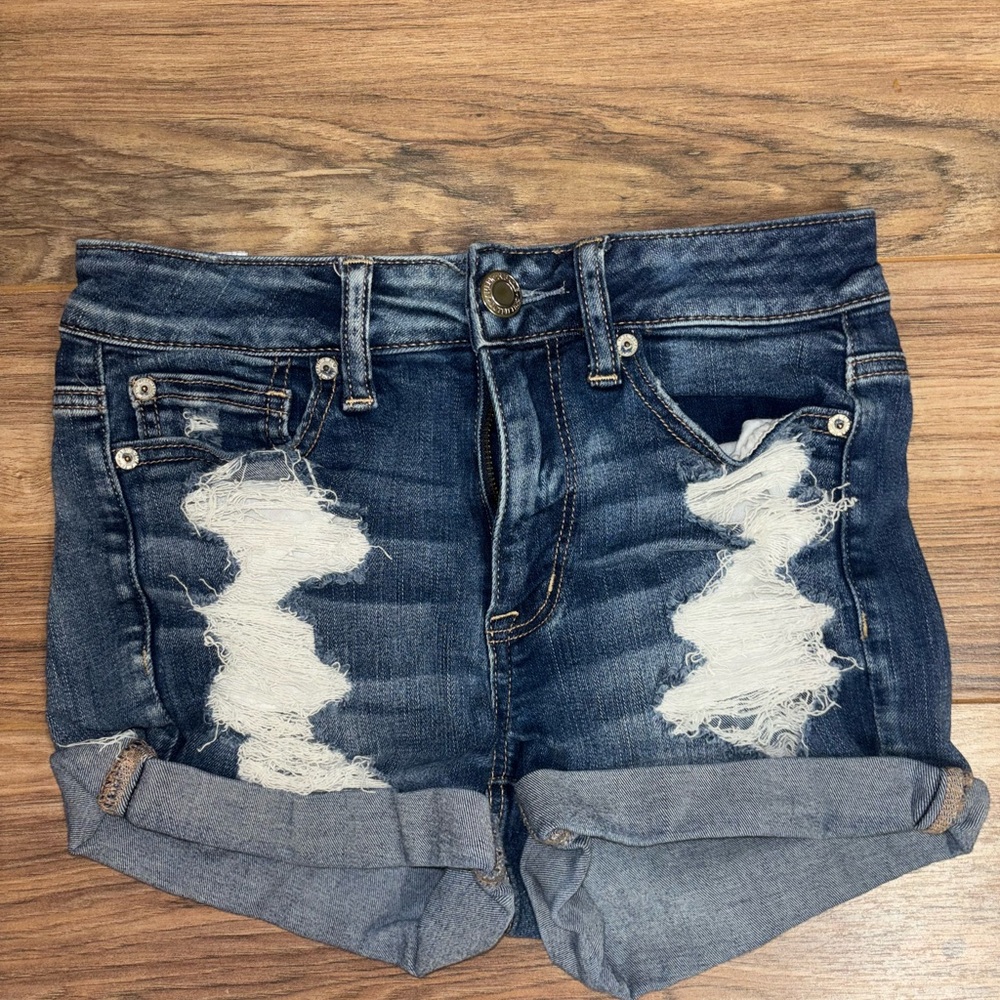 American Eagle Distressed Denim Shorts